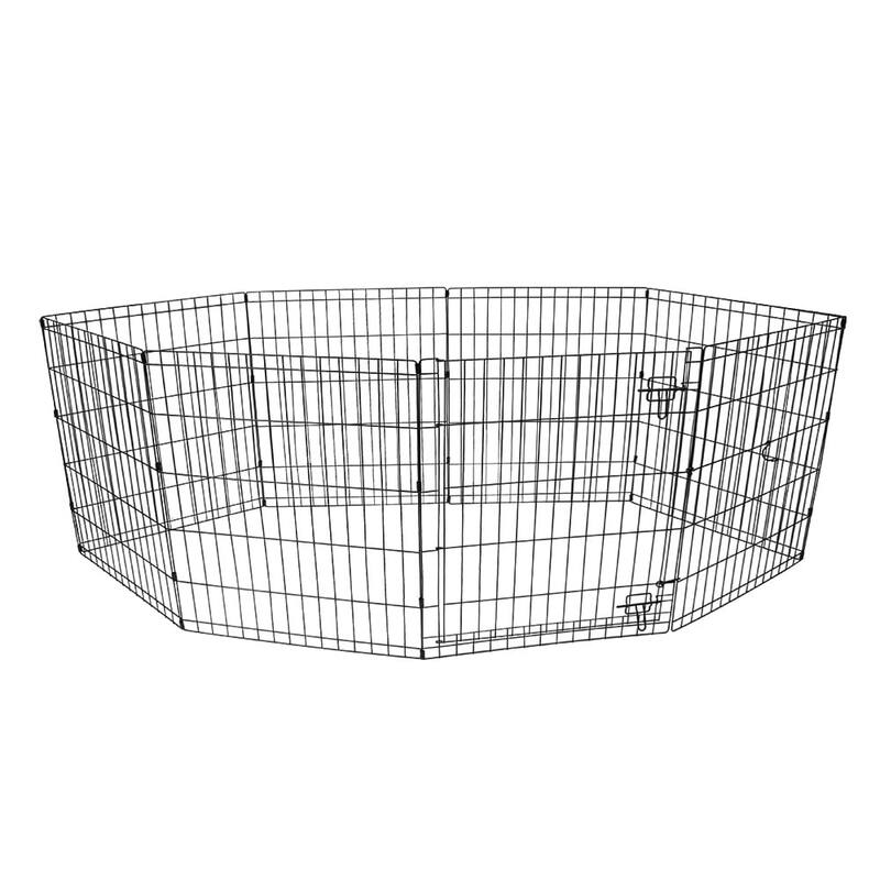 24"H8Panel Pet Exercise Play Pen with Door On Sale Bed Bath & Beyond 37783655